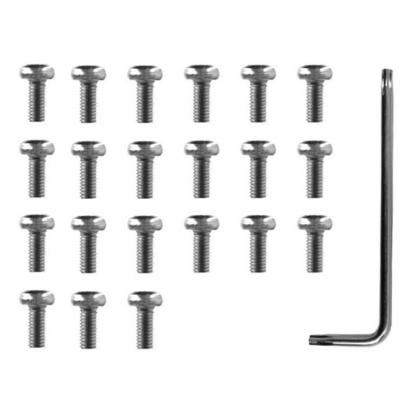 Rooha 21Pcs Electric Scooter Bottom Battery Cover Screws Steel Battery Compartment Screw With Wrench For Xiaomi For M365 Pro Parts