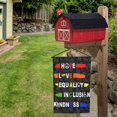 thumbnail image 5 of Hope Love Equality Inclusion Kindness Garden Flag 12.5 X 18 In Peace Outdoor Floral Mini Yard Flag House Flags Double-Sided Farmhouse Sign For Home Garden Decoration, 5 of 6