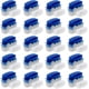 thumbnail image 1 of Conectores de Cable de 20 piezas, bloques de terminales de resinas rellenas de Gel, conector impermeable, 1 of 4