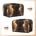 thumbnail image 3 of Sikiie Lake Meditating Elephant Toaster Covers 2 Slice Dustproof Toaster Cover Bread Machine Cover, Dustproof Cover - 11.4" x 7.5" x 7.9", 3 of 7