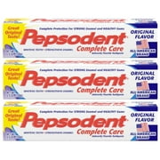 Pepsodent Complete Care Toothpaste, Original Flavor, 5.5 oz, 3 Pack