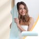 thumbnail image 1 of Bath Towel Set 4-piece Cotton Hand Towels Absorbent Quick-dry Bathroom Towels for Guest Bathroom Colorful 28x12, Ukhbmc, 1 of 9