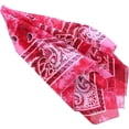 thumbnail image 2 of Motique Accessories Tie Dye Paisley Cotton Bandana, 2 of 3