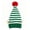 #01-Green, variant on Christmas Knitted Hat with Ears & Pom Pom, Elf Beanie for Holiday Party, Family Gathering & Winter Gift