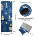 thumbnail image 4 of Hanukkah Yoga Blanket with Storage Bag, 72.8"x26.8", Suitable for Yoga, Pilates, Fitness, Gym Towels, Yoga Towels, Yoga Mat Towel, 4 of 6