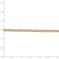 thumbnail image 5 of 14K Yellow Gold bracelet Spiga (Wheat) chain Flat 18 in 3 mm, 5 of 5