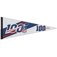 thumbnail image 2 of NFL WinCraft 12" x 30" 100th Season Logo Premium Pennant, 2 of 3