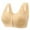 507_Beige, variant on Sweet Home Farm Front Closure Bras for Women Fashionable And Casual Button Anti Sagging Back Shaping Bra Without Wires Bras