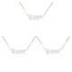 thumbnail image 3 of Collar de amistad Qarigey Doce signos del zodiaco Cáncer Plata, 3 of 6