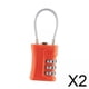 thumbnail image 1 of Candados para equipaje,Cerradura de combinación de 3 dígitos Candado para maletas,Cerradura con código de aduanas Cerradura con contraseña para equipaje,Cerradura para equipaje Cerradura de, 1 of 10