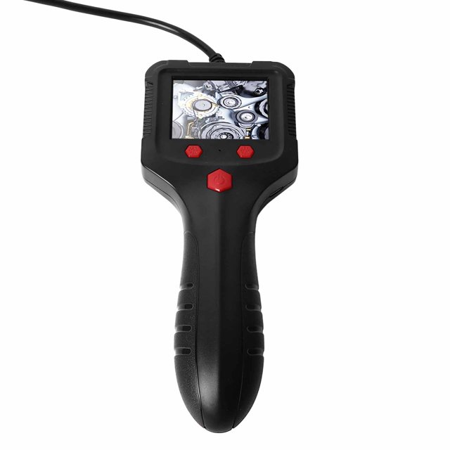 Cámara de inspección con boroscopio y pantalla, lente de 9 mm, HD, portátil, de mano, para tuberías y alcantarillas, endoscopio industrial