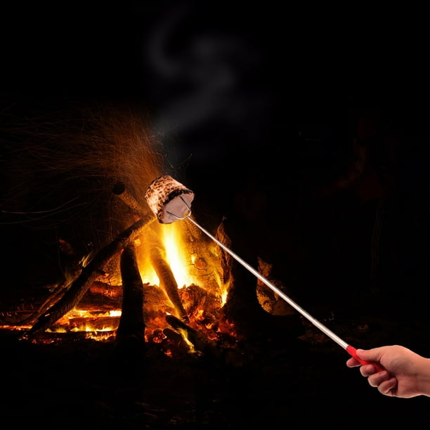 Extra Long For Safety Marshmallow Roasting Sticks, Stainless Steel