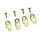 thumbnail image 2 of Kit de montaje para pedal de efectos de guitarra, 4 soportes y 4 tornillos, práctico pedalero. Oro, 2 of 9