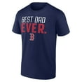 thumbnail image 2 of Men's Navy Boston Red Sox Best Dad Ever T-Shirt, 2 of 3