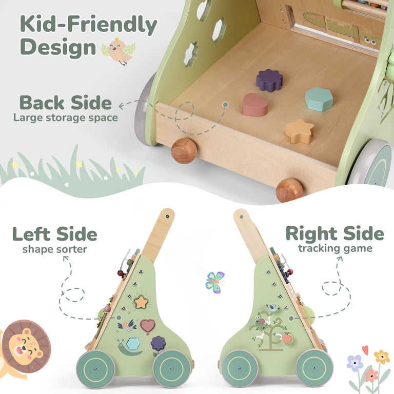 Caveen Wooden Baby Walker, Montessori Activity Center photo 5