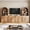 Bijou Camel 1C2F, variant on BELLEZE 4 Piece Modular TV Stand with Storage, Modern 2 Entertainment Center with Arched Hutch and 2 Wood Cabinets with 3 Drawers, Media Console for Living Room, Ebony