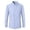 Blue, variant on CAIXIA Dress Shirts for Men Big and Tall Button Down Long Sleeve Collared Shirts,Blue
