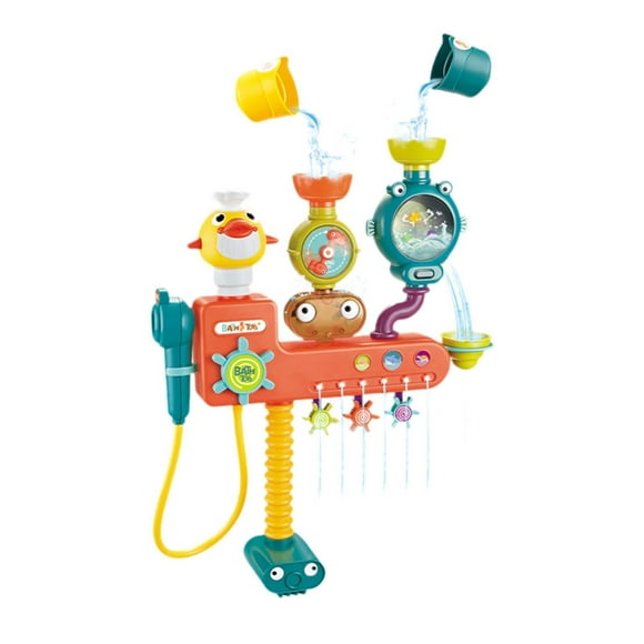 Pequeños Niños de Ducha Juguetes para La Cabeza para Niños Pequeños 3-5 Ducha, Decoración, Juguetes de Agua Del Soporte de Pared, Juguetes de