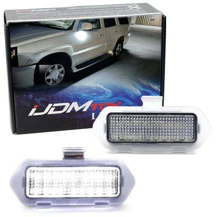 White 18-SMD Full LED Under Side Mirror Puddle Lights For 2003-006 Chevrolet Avalanche Silverado Suburban/Tahoe, GMC Sierra Yukon, Cadillac Escalade, etc