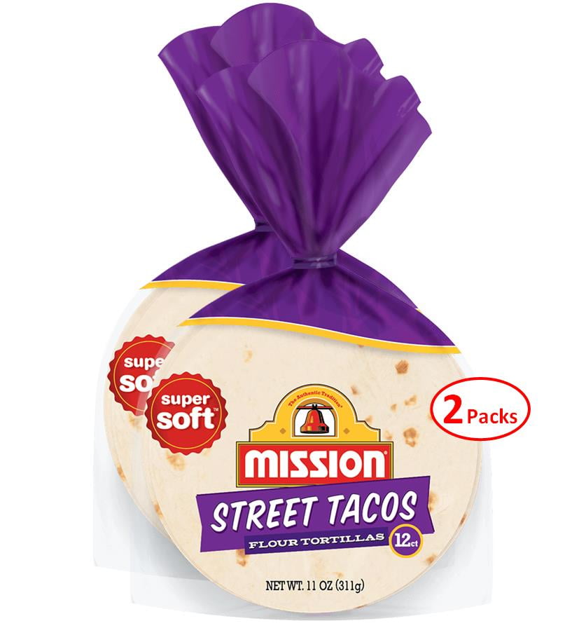 Mission Street Tacos Flour Tortillas - 4.5', 11 oz, 12 Count - 2 Packs