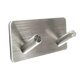 thumbnail image 1 of Self Adhesive Hooks Stainless Steel Double Towel Robe Hooks Coat Cloth Bag Key Holder Hanger Waterproof Kitchen Bathroom Shower Accessories, 1 of 2