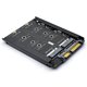 thumbnail image 1 of M.2 to SATA Adapter Card, Dual Port M.2 NGFF SSD to SATA Interface Converter, for 2230-2280 M2 SSD Sizes, 1 of 5