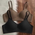 thumbnail image 4 of Iugvhana Push Up Bra for Women Seamless No Underwire Bra Breathable Wireless Bras Comfortable Full Coverage Smooth Supportive Bra Black XXL, 4 of 4
