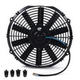 thumbnail image 2 of Electric Radiator Slim Fan,12in Electric Radiator Cooling Electric Radiator Fan Universal Slim Fan Precision Engineered, 2 of 14