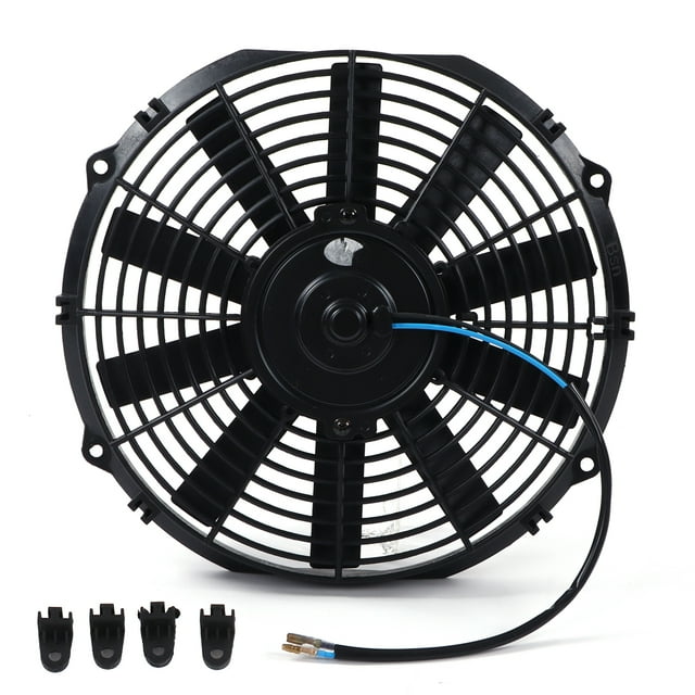 Electric Radiator Slim Fan,12in Electric Radiator Cooling Push Pull Slim Fan Radiator Cooling Fan Proven Performance