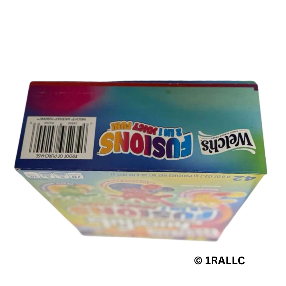 Welch's Juicefuls Fusion fruit snacks 42 CT/.8 OZ (2.1 LBS)
