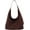 Coffee, variant on Suede Hobo Bag Slouchy Bags for Women Brown Tote Handbag Large Work Bag Retro Suede Shoulder Bag Travel Shopping Bag