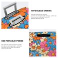 thumbnail image 6 of Multi-Size Suitcase Protective Cover Full Range Double Stitching Invisible Zipper For Travel Business Retro Groovy Flowers Pattern (5) X-Large, 6 of 8