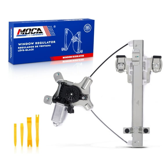 MOCA AUTOPARTS Rear Right Power Window Regulator w/ Motor Fit for 2007-2014 Cadillac Escalade & 2007-2014 Chevrolet Tahoe & 2007-2014 GMC Yukon