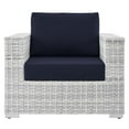 thumbnail image 5 of Modway Convene Outdoor Patio Armchair in Light Gray Navy, 5 of 8
