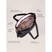 JuJuBe Signature Large Utility-Strap Tote Diaper Bag - Black