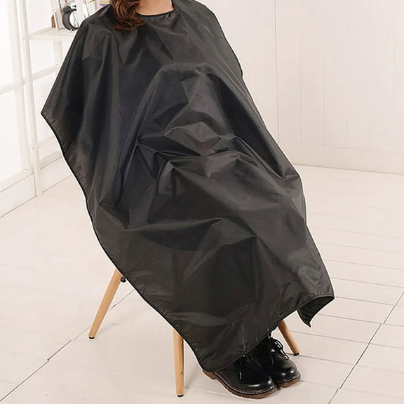 STOBOK Hairdressing Cape Smock Black 1 Set