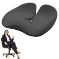 thumbnail image 5 of Orthopedic Memory Foam Seat Cushion with Ventilation for Extended Sitting Comfort and Coccyx Support in Home or Car, 5 of 5