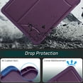 thumbnail image 6 of Fintie Magnetic Stand Case for iPad Air 13-inch (M3) 2025, (M2) 2024 - Multiple Angles Shockproof TPU Cover with Pencil Holder, Purple, 6 of 10