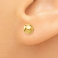 thumbnail image 3 of 14K Yellow Gold Earring Ball Women'S 5 mm Polished 5Mm Post Earrings, 3 of 4