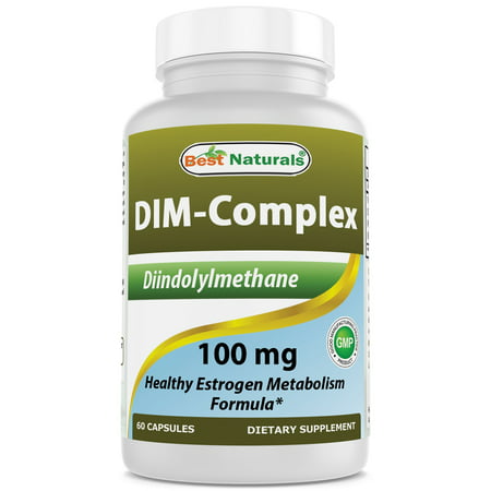 Best Naturals DIM Complex 100 mg 60 Capsules (Best Dim Supplement For Men)