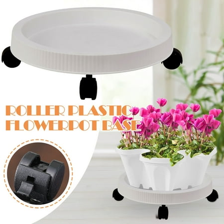 

Cardan Wheel Tray Flowerpot Tray Base Round Belt Wheel Universal Wheel Thickening Mobile F