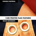 thumbnail image 4 of G128 Combo Pack: 6 Ft Tangle Free Aluminum Spinning Flagpole (Black) & Texas Tea-Stained Flag 3x5 Ft, LiteWeave Pro Series Printed 300D Polyester | Pole with Flag Included, 4 of 9
