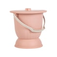 thumbnail image 2 of Orinal portátil de 4,5 l con tapa y asa para mujeres, niños y adultos Rosa, 2 of 8