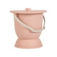 thumbnail image 2 of Urinario con escupidera y tapa, portátil, para cama, mesita de noche, con cubo para inodoro, 4,5 l, para mujer y hombre, para el hogar Rosa, 2 of 8