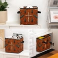 thumbnail image 6 of Cross Large Capacity Foldable Storage Box with Handle for Toy and Clothes Storage, 10.8"x10.5"x10.6, 6 of 6