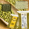 thumbnail image 4 of Rani Moong Whole (Ideal for cooking & sprouting, Whole Mung Beans with skin) Lentils Indian 14oz (400g) ~ All Natural | Gluten Friendly | Non-GMO | Kosher | Vegan | Indian Origin, 4 of 10