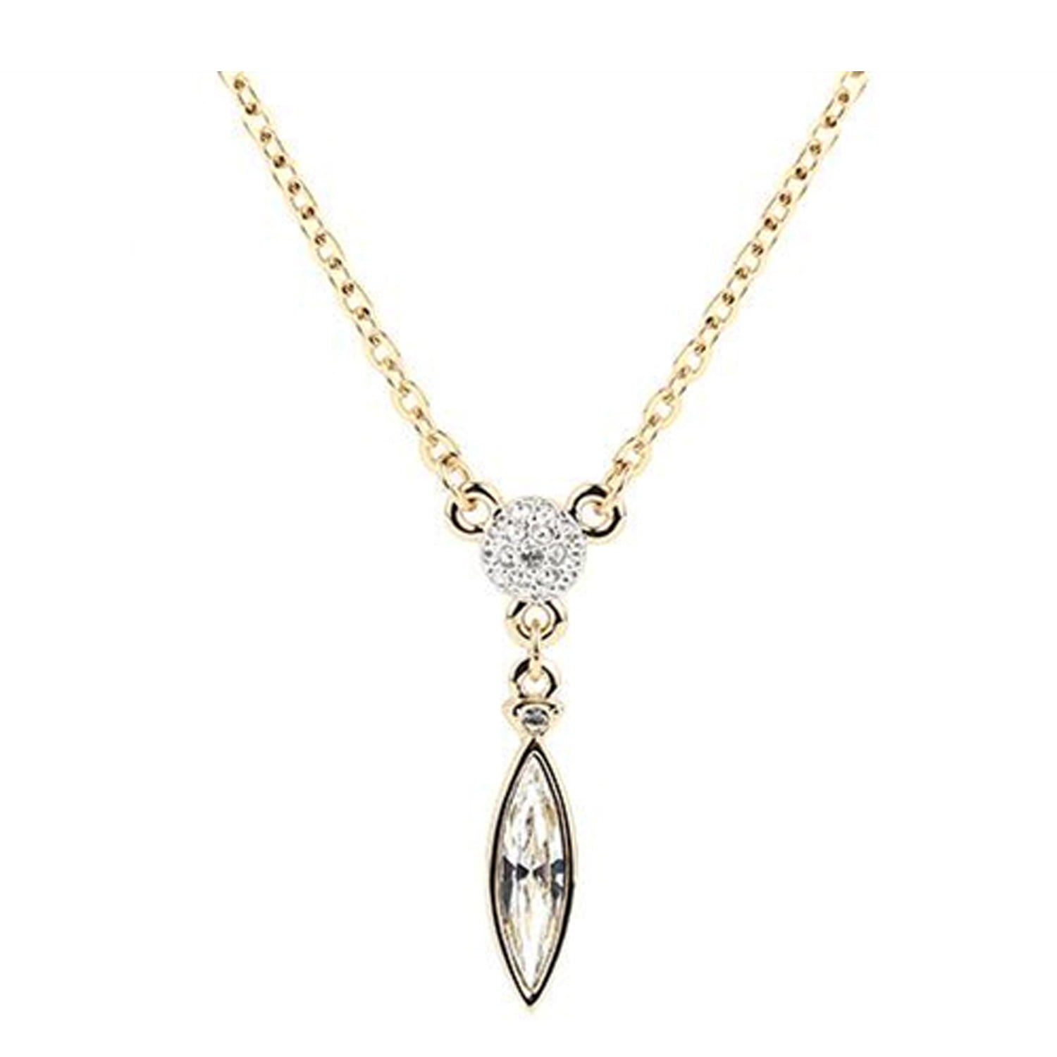 Swarovski - Swarovski Clear Crystal Jewelry IVORY ALL AROUND Necklace
