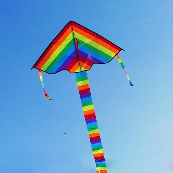Kite Enfants Longue Queue Coloré Volant Jouet Dessin Animé Cerf-Volant Enfants Cadeau pour le Sport en Plein Air Parc de Plage