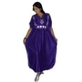 thumbnail image 3 of Fatima Handmade Caftan Purple, 3 of 5