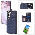 thumbnail image 2 of Compatible with Samsung Galaxy S23 Plus Wallet Case, PU Leather with Card Holder Kickstand Removable Shoulder Strap & Lanyard Case Protective Back Case Cover for Samsung Galaxy S23 Plus, Darkblue, 2 of 11